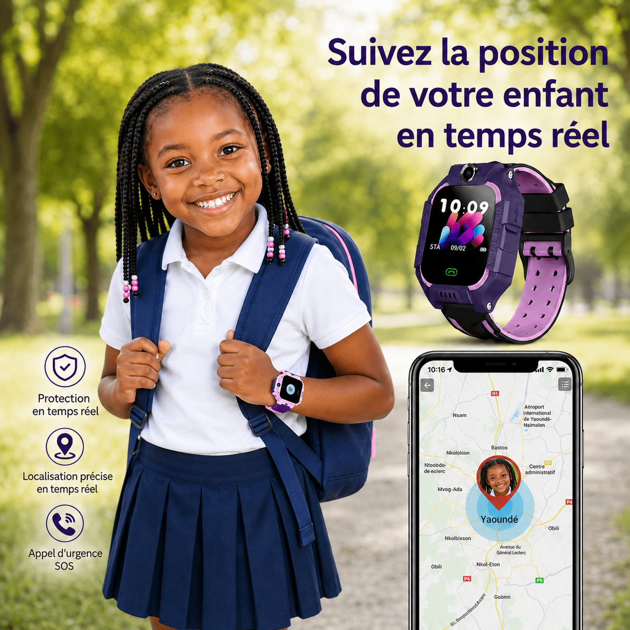 Montre GPS Enfant - [Spécial Rentrée 2026🔥]