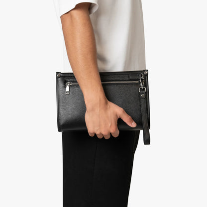Pochette en Cuir Haut de Gamme avec Verrouillage Empreinte Digitale