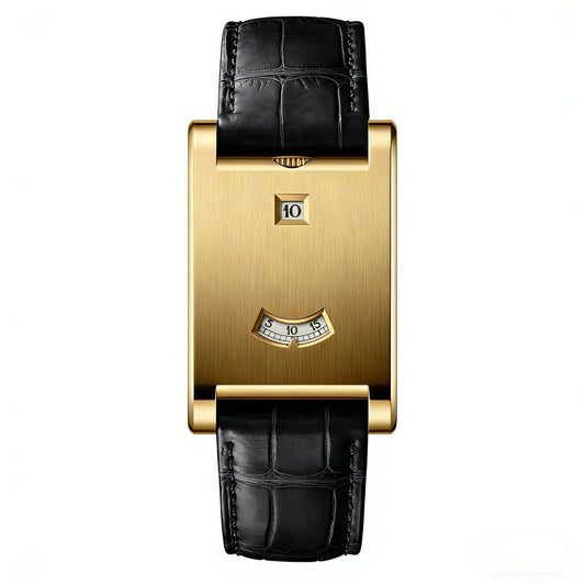 Montre de Luxe à Heure Sautante