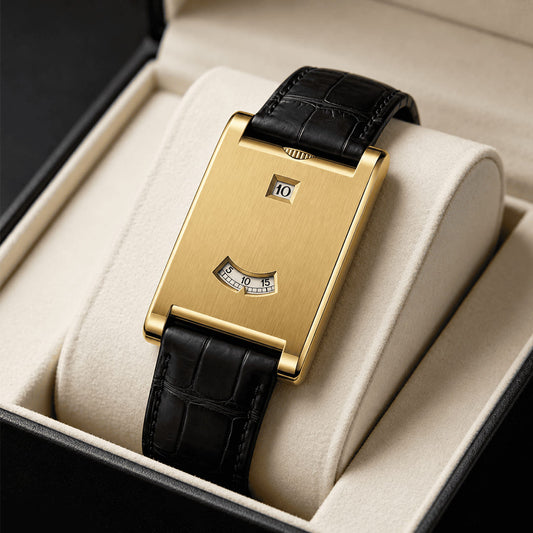 Montre de Luxe à Heure Sautante