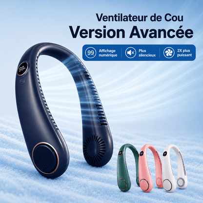 Mini ventilateur de cou - Version Premium ⭐⭐⭐